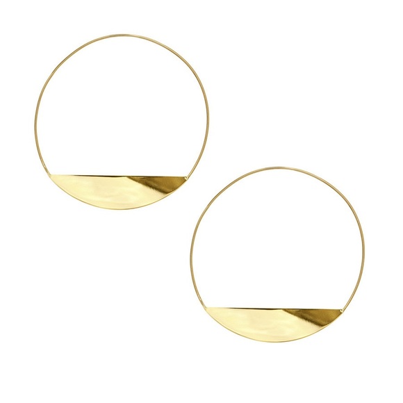 Lana Jewelry Jewelry - 14K Gold Lana Jewelry Eclipse Magic Hoops